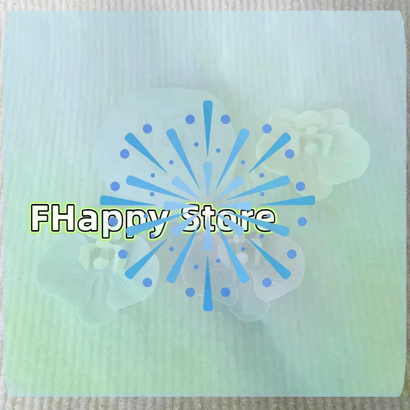 3D Simulation Orchid Silicone Mold Kitchen Baking Tool Rose Flower Phalaenopsis Fondant Chocolate Jelly Cake Decor Plaster Mould