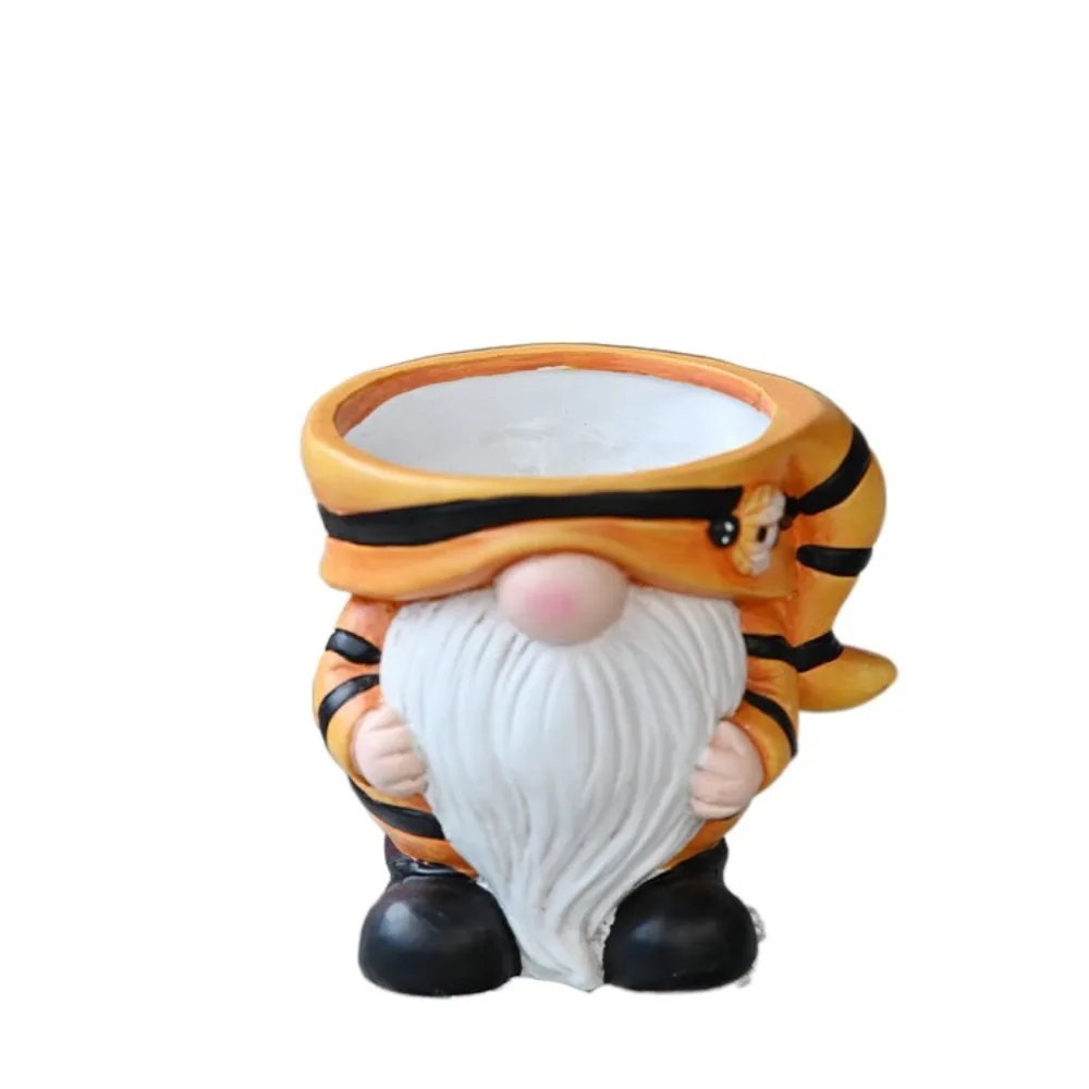 

Creative Ceramic Christmas Elf Pot Figurine Adorable Exquisite Hydroponic Flower Holder Cartoon Dwarf Statue Vase Office
