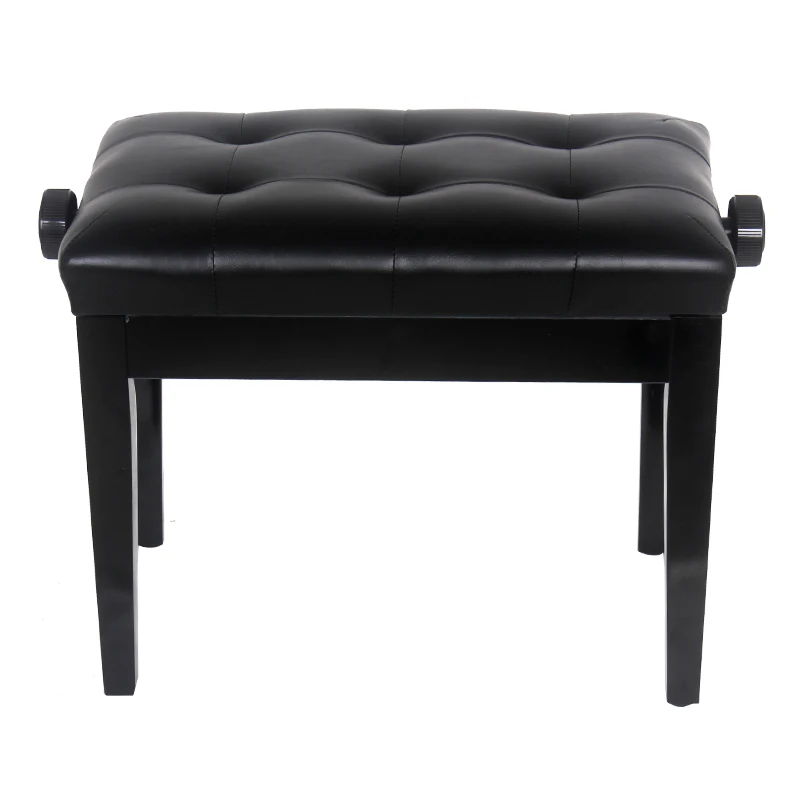 Adjustable Piano Bench Stool Solid Wood  Height-Adjustable Seat Ergonomic Padded Piano Chair Piano Stool