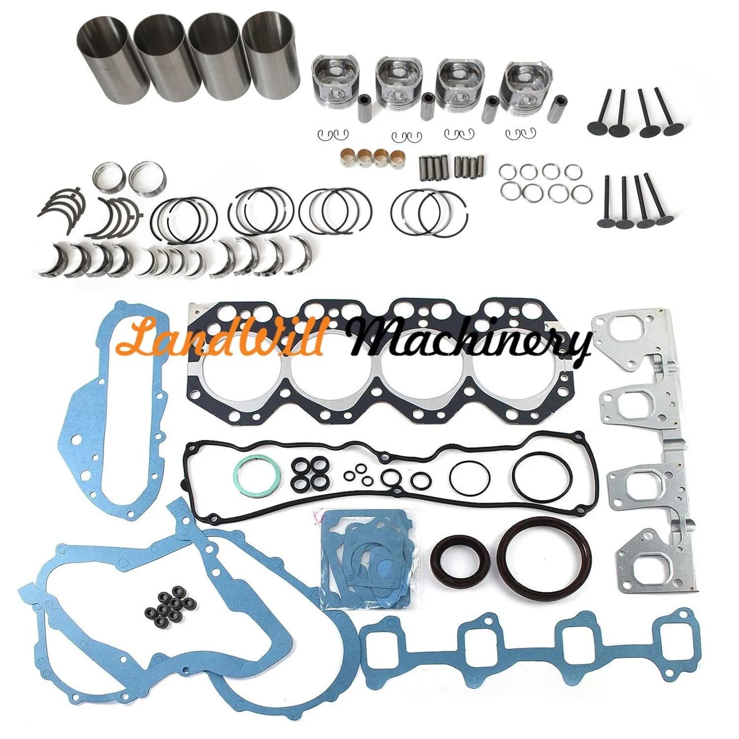 14B Overhaul Rebuild Kit Fits For Toyota Dyna 200 Toyoace Coaster Delta 3.7L 8V