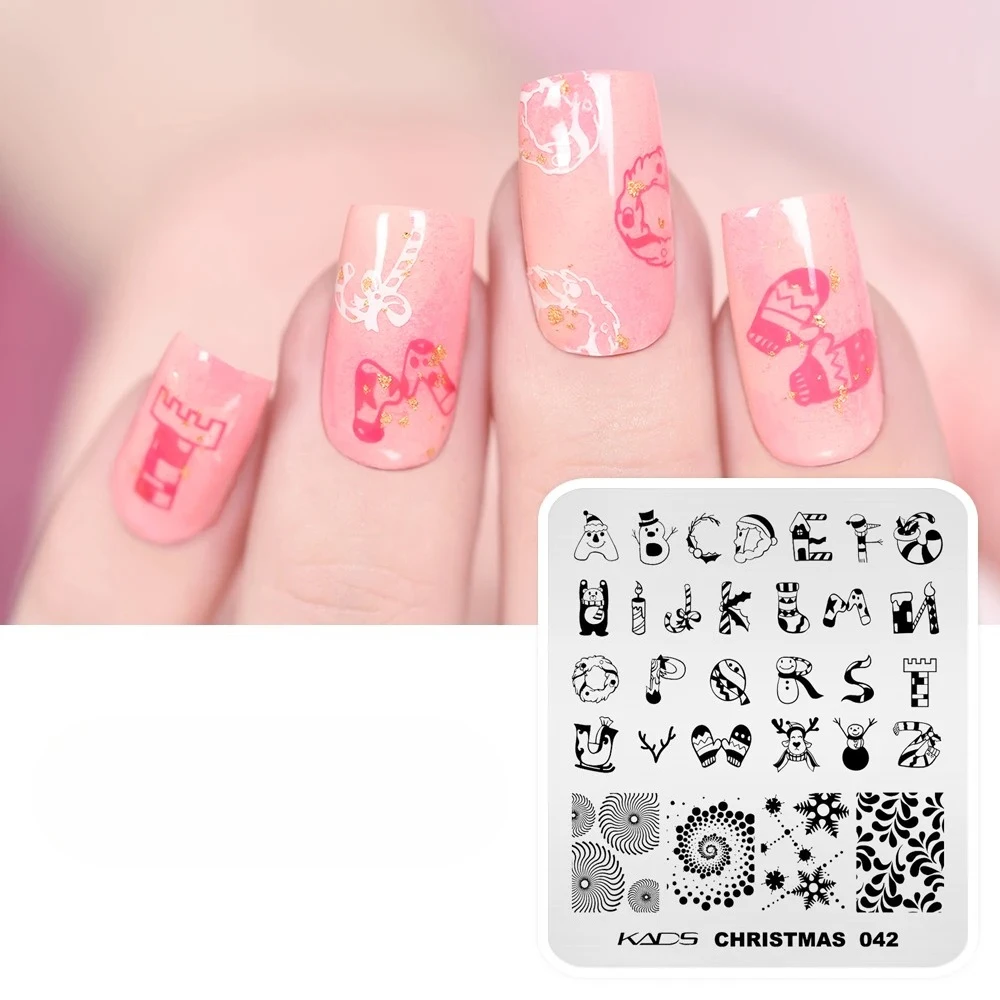 1 قطعة مسمار ختم لوحة الفن الديكور استخدام مسمار الختام هلام البولندية تصميم أنماط الصحافة أظافر نصائح مانيكير قوالب ذاتية الصنع