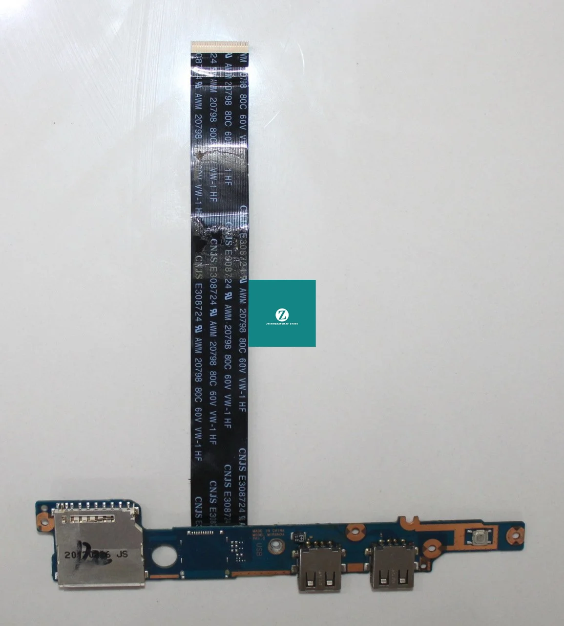 Genuino para SAMSUNG 530U4E NP530U4E botón de encendido USB placa lectora de tarjetas SD con CABLE