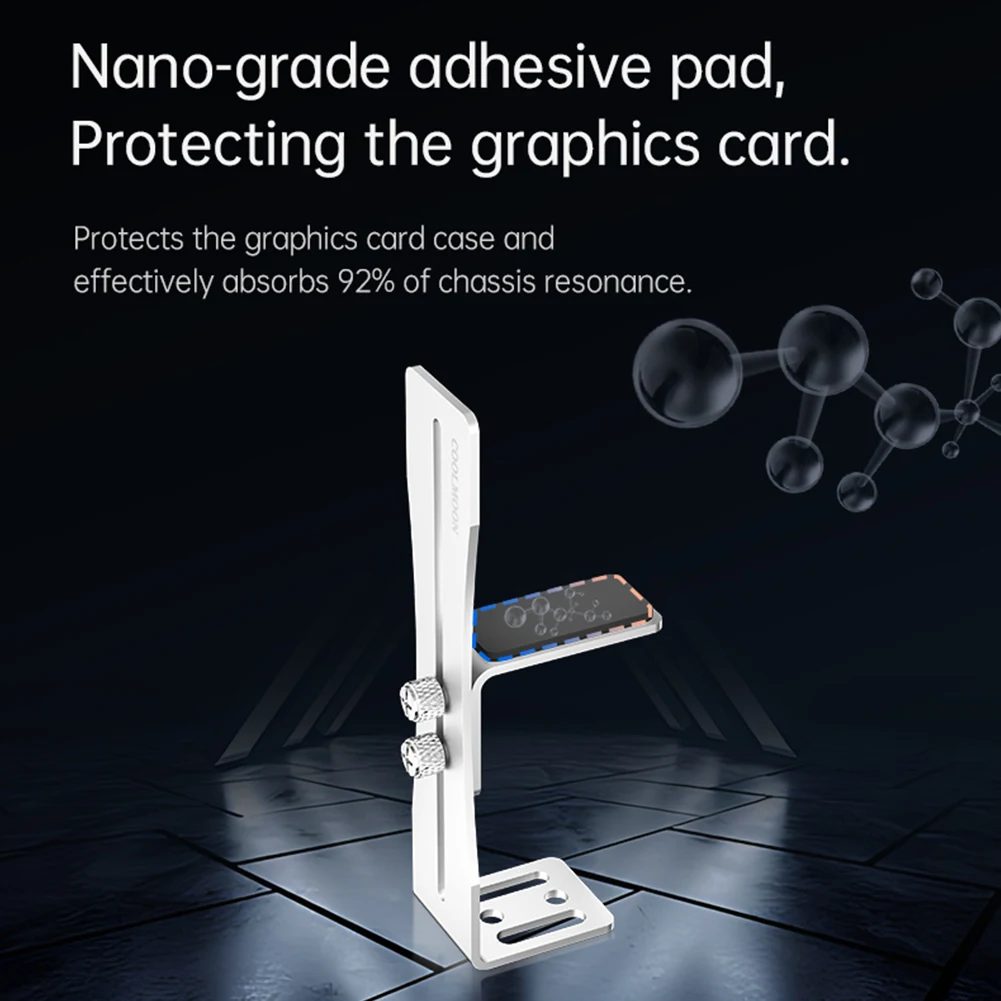 Telaio di supporto della scheda grafica Resistente all'usura Staffa fissa per GPU piccola Rack di supporto della scheda video antiruggine per il montaggio del computer fai-da-te