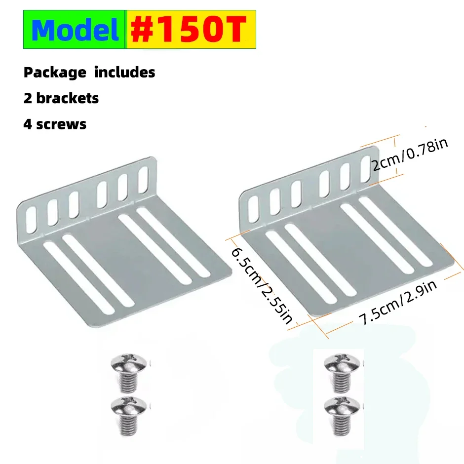 2 DIN Installation Kit Car Radio Holder and Screw Universal Auto Radio Adapter Car Stereo Radio MP5 Installation Kit Mounting