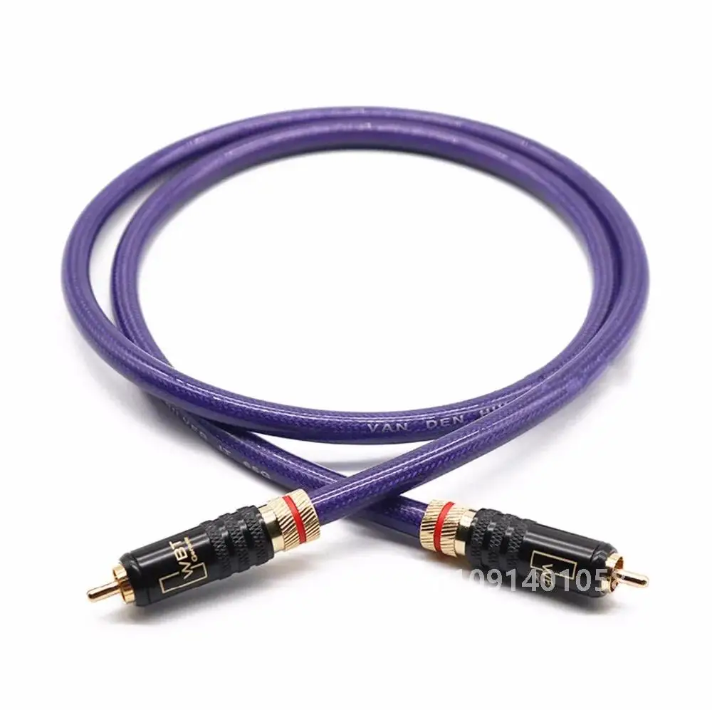 

VDH 65G 75ohm Digital Coaxial DAC Cable Press Self-locking amplifier decoder RCA cable Stereo TV Audio speaker wire