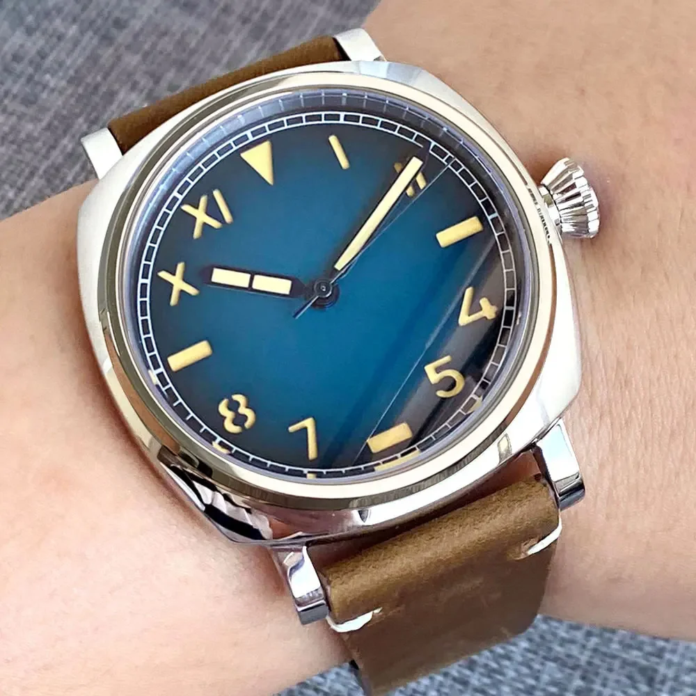 Men's Mechanical Watch NH35 Square Dial 42mm Mechanical Wristwatch Water-Resistant Sapphire Crystal 316L Stainless Steel