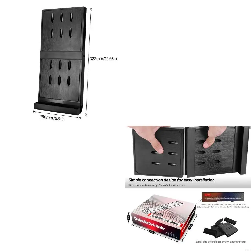 

340F 12-Hole Display Stand Replacement Display Rack Dartboard Accessories