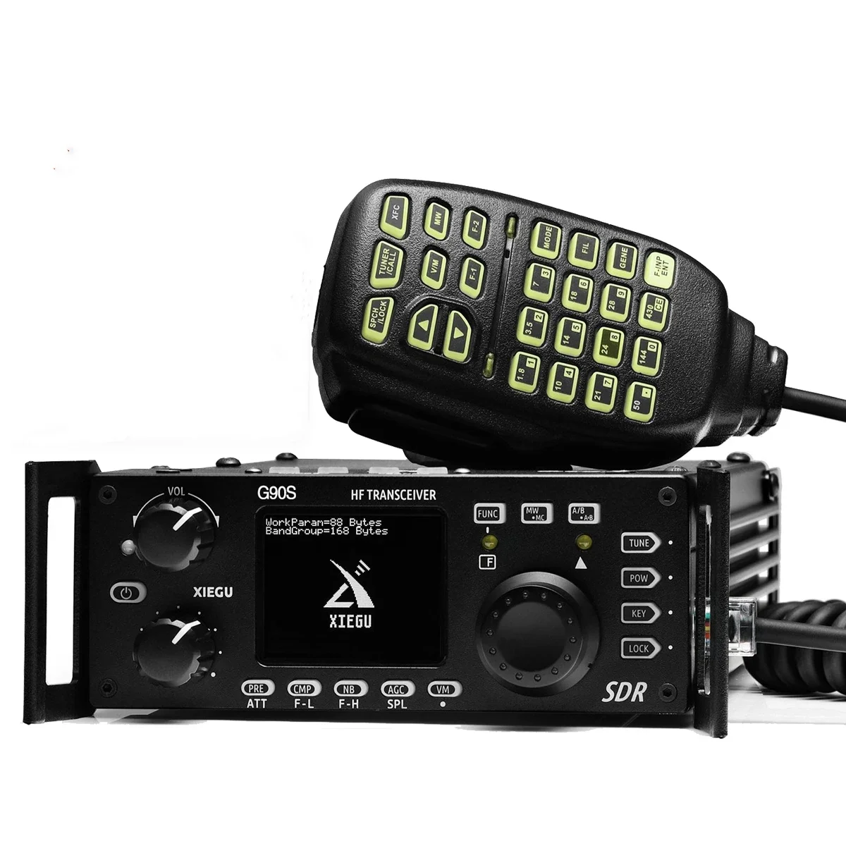 

Xiegu G90S HF Transceiver 20W SSB/CW/AM 0.5-30MHz HF Amateur Radio SDR Structure with Built-in Auto Antenna Tuner