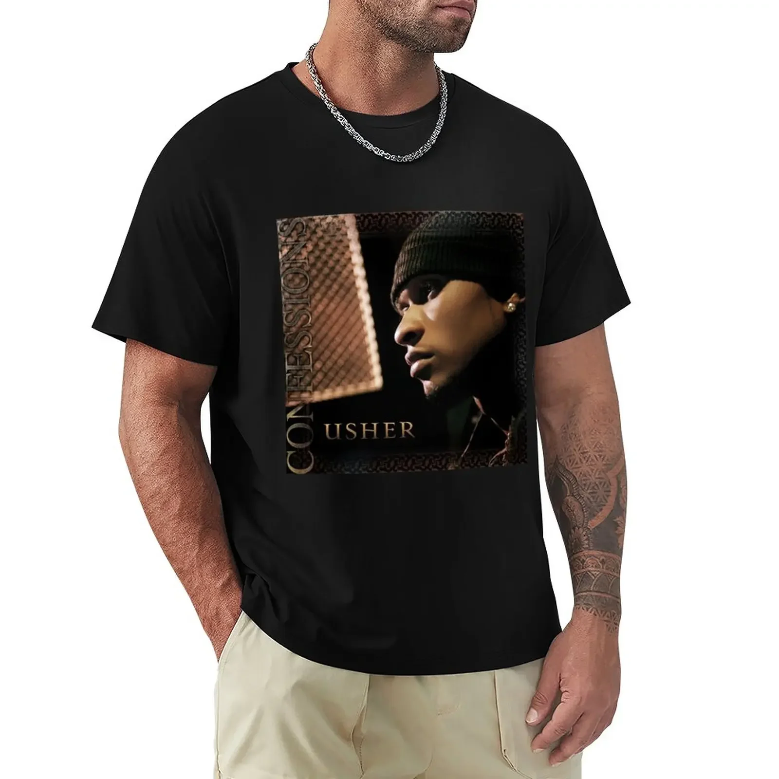 Confessions Usher T-Shirt quick drying essential t shirt plus sizes oversized graphic tee oversized t shirts for men