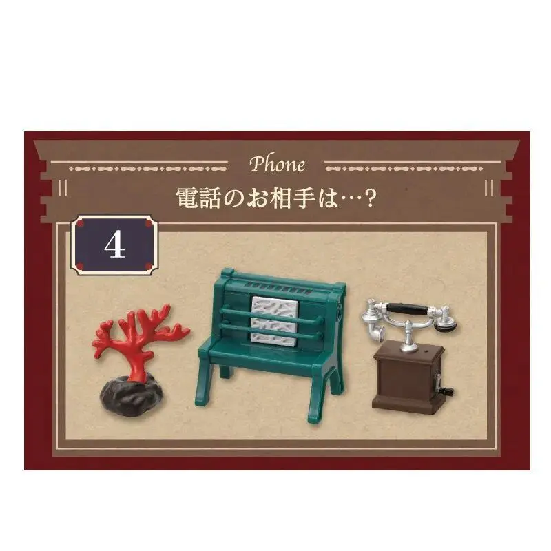Re-Ment Petit Sample Series Kawaii Blind Box Historical Romance Fukuchido Family Mini Diorama Furniture Vanity Table Space Decor - view 5