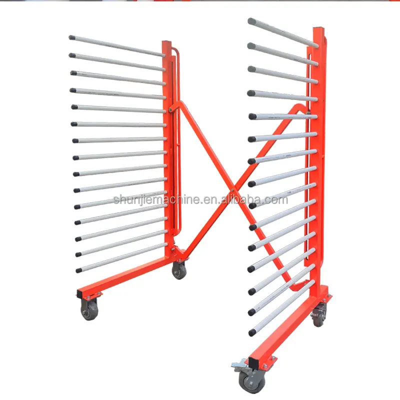 

Wholesale High Quality Customized Steel Working Table Slab Universal Wheel Transport Cart -S For Moving Slab With Casters