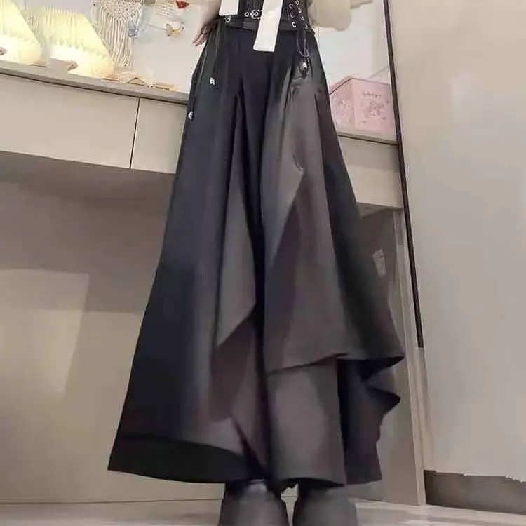 غير النظامية تنورة السراويل المشمش اللون بلوزة قمصان 2 قطعة مجموعات الملابس النسائية Blusas الخريف الشتاء Pantalon فام #6