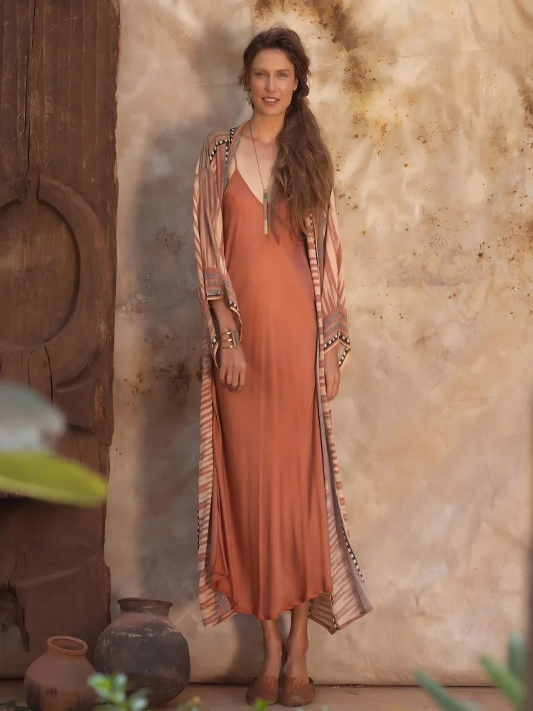 여성용 브리지 레인 기모노 수영복 커버업 비치 커버업 수영복 카디건 여름