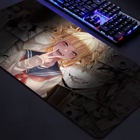 Himiko Toga My Hero Academic Mousepad Large Gaming Mouse Pad LockEdge Thickened Computer Keyboard Table Desk Mat