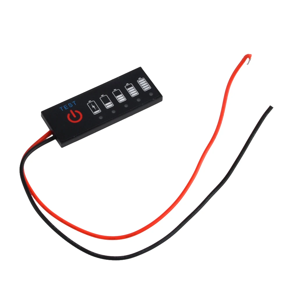 Li-Ion Battery Percentage Indicator Board 1/2/3/4/5/6/7S Lithium Battery LED Indication Module with Anti Reverse Connection