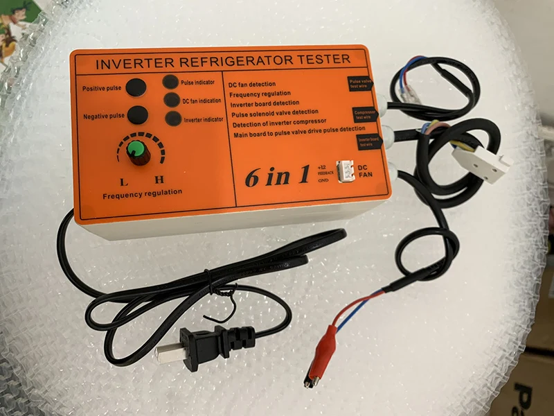 Imagem -03 - Frigorífico Reparação Solenóide Válvula Detecção Compressor Detector Tester Compressor em em Versão em Inglês