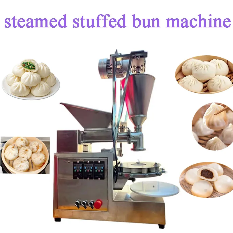 Kommerzielle automatische Maschine zur Formung gedämpfter Brötchen, gedämpfte Brötchen-Extrusionsmaschine, Maschine für Bewässerung von Suppenpaketen aus Edelstahl