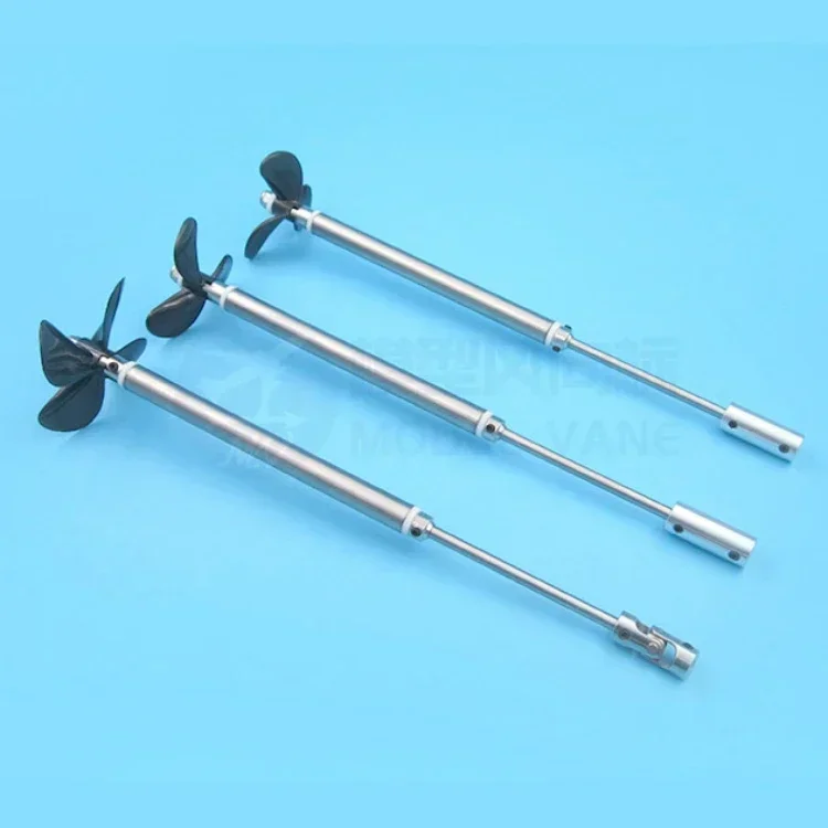 1pc 4mm L20cm StainlessSteel RC Boat Shaft+3-Blade Positive&Reverse Screw Propeller+L10cm Shaft Sleeve+Coupling-A/Cardan Joint-B