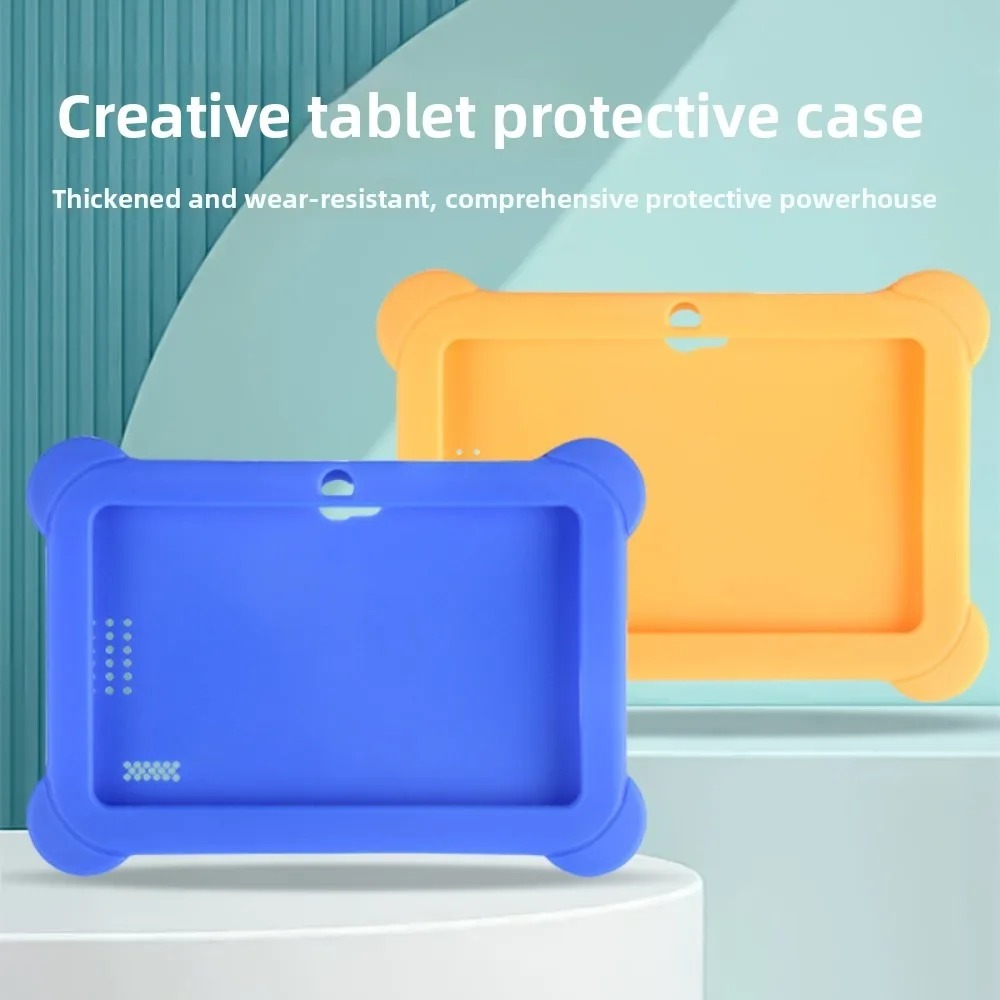 

Silicone Tablet Protective Case Multi-color Suitable for Apple Huawei Wear-resistant and Anti-drop Tablet Computer Thickened