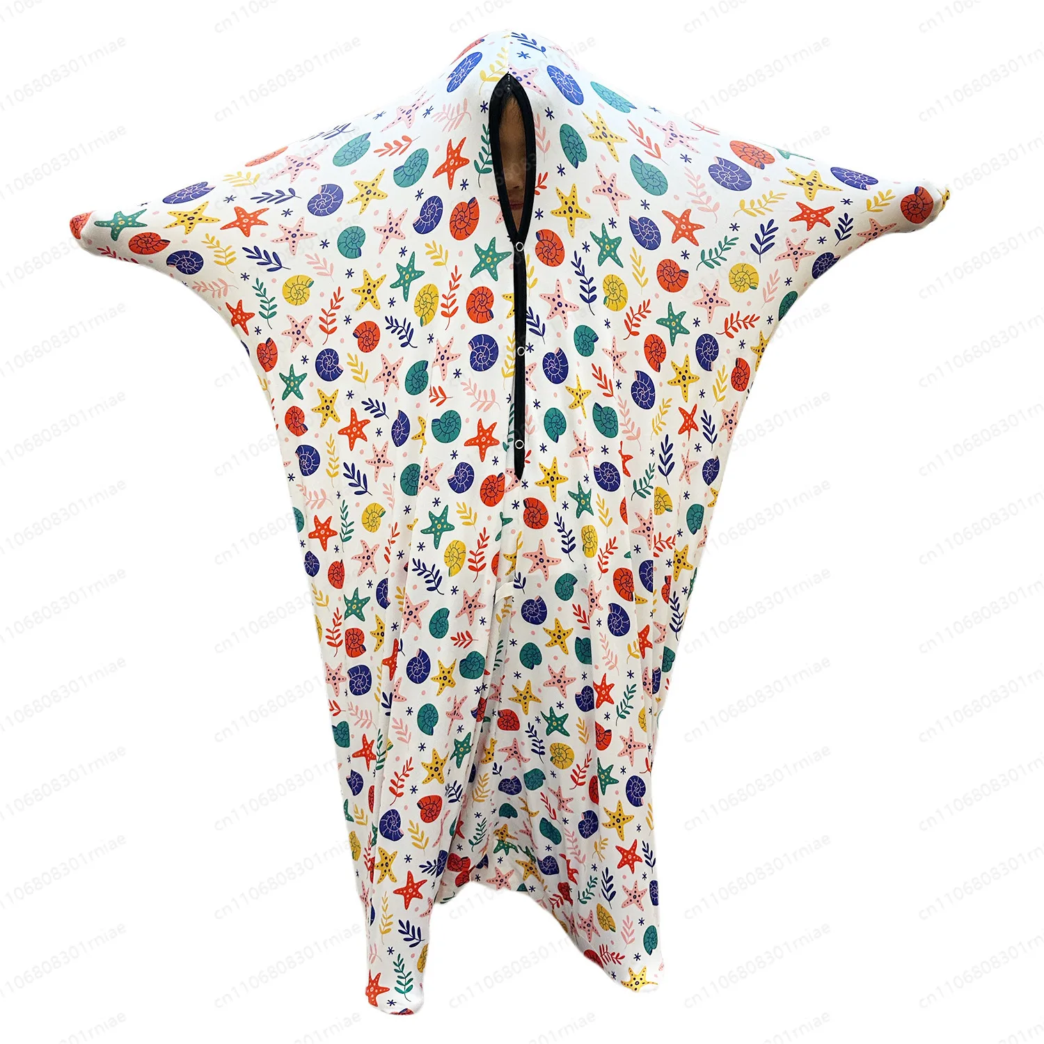 Starfish Wearable Sleeping Bag Full Zip Anti-kick Blanket Adult Kids Onesie Sack