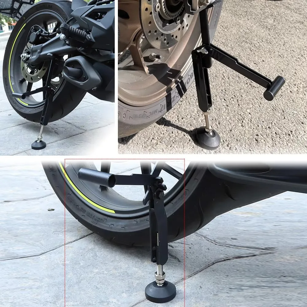Frame For Motorcycle Universal Motorcycle Folding Lifting Support Frame Foldable Heavy Lift Stand Stable Crane