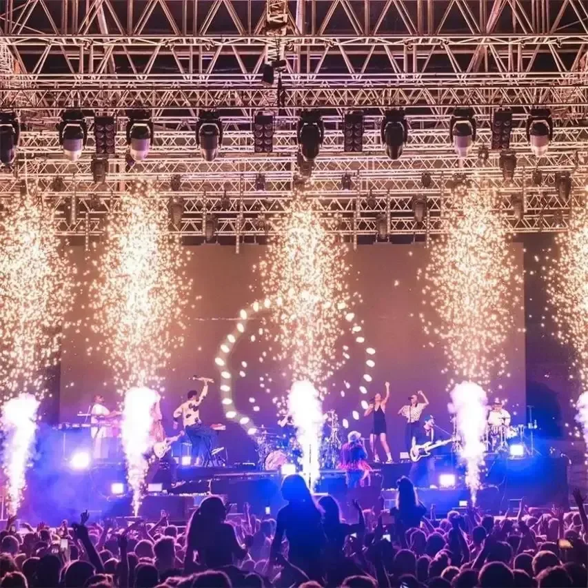 New 600W Cold Spark Machine Fireworks Spectacle for Christmas Revelry DMX512-Enabled Cold Spark Machine Chinese Factory
