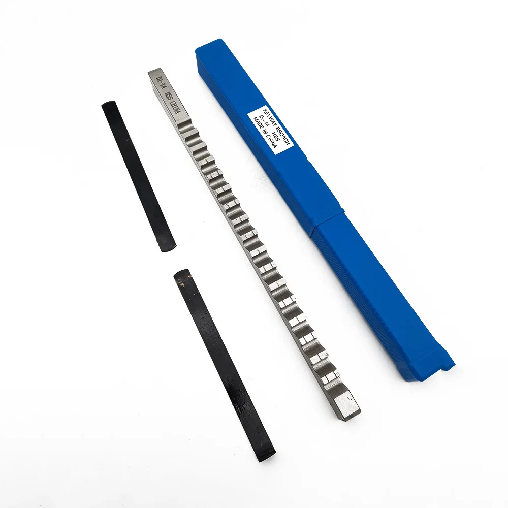 Brocha de tipo Keyway de 14mm D, herramientas de brochado de tamaño métrico para enrutador CNC, herramienta para metalurgia