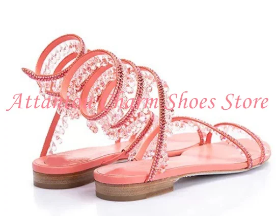 Bling Bling Crystal Snake Stra – Rhinestone Sandal Women recenzja i cena