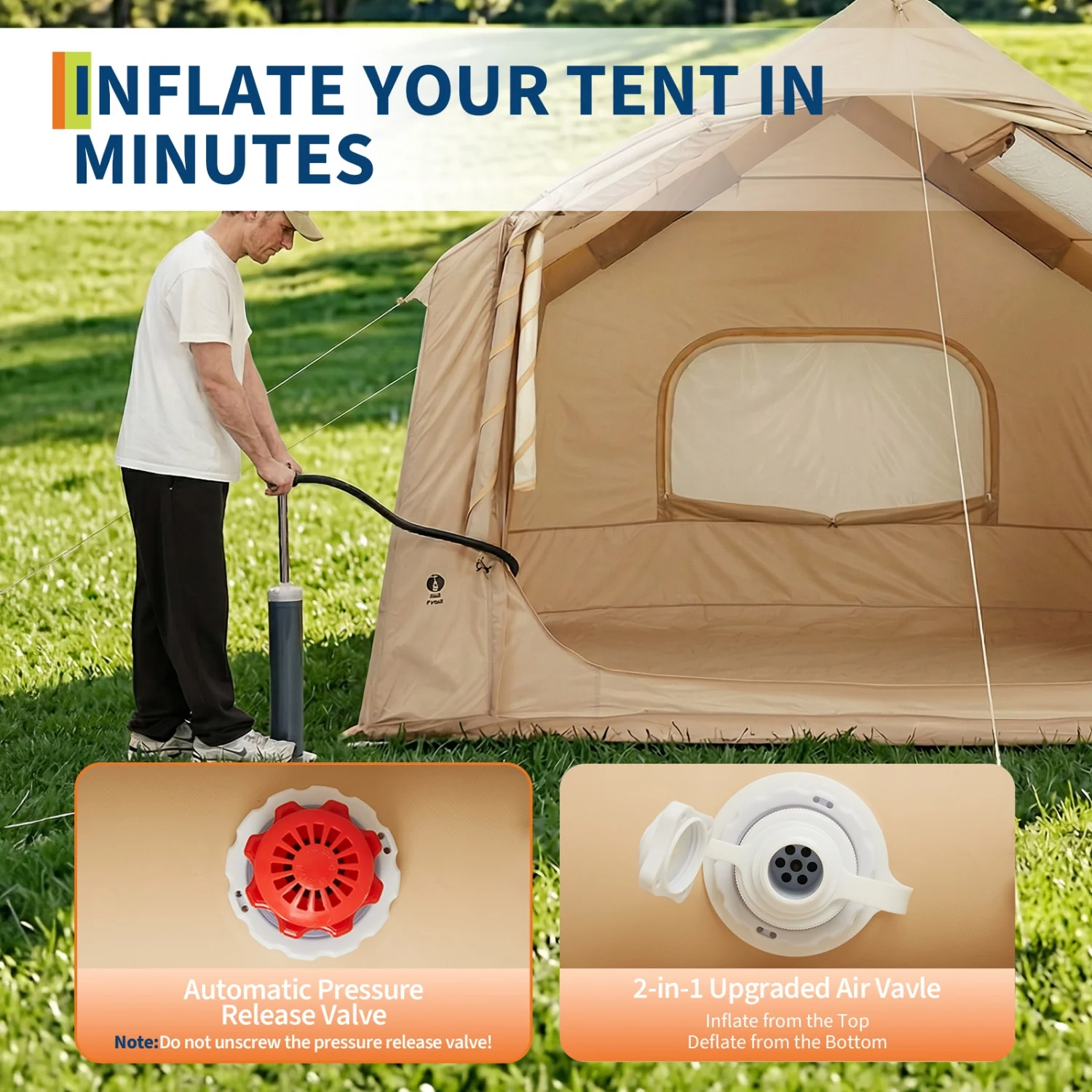 Large Inflatable Camping Tent  - đánh giá và giá Emergency Mylar Tent