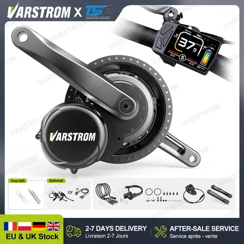 [Livraison en jour] Tongsheng mi moteur TSDZ8 TSDZ2B TSDZ16 48V 1000W 750W 500W 250W Kit d'entraînement de vélo électrique Conversion moteur de vélo électrique