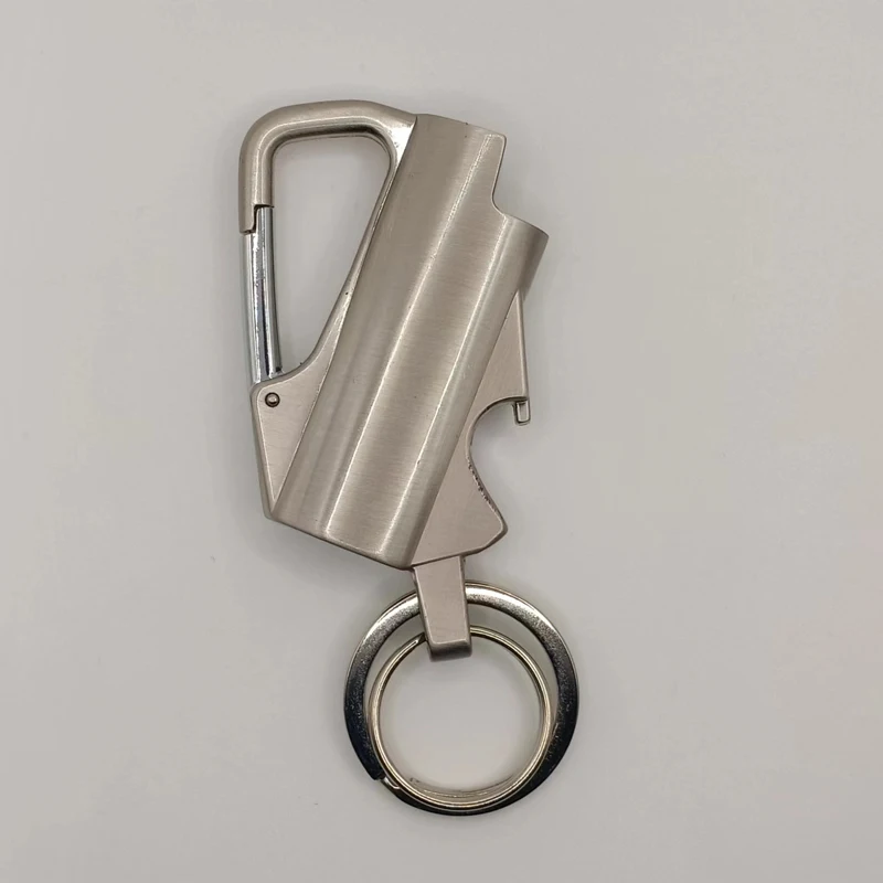 1PC. Multi-Function Metal Lighter Case Cover Fits BIC J5 Lighter Key Chain Pendants Excluding lighter