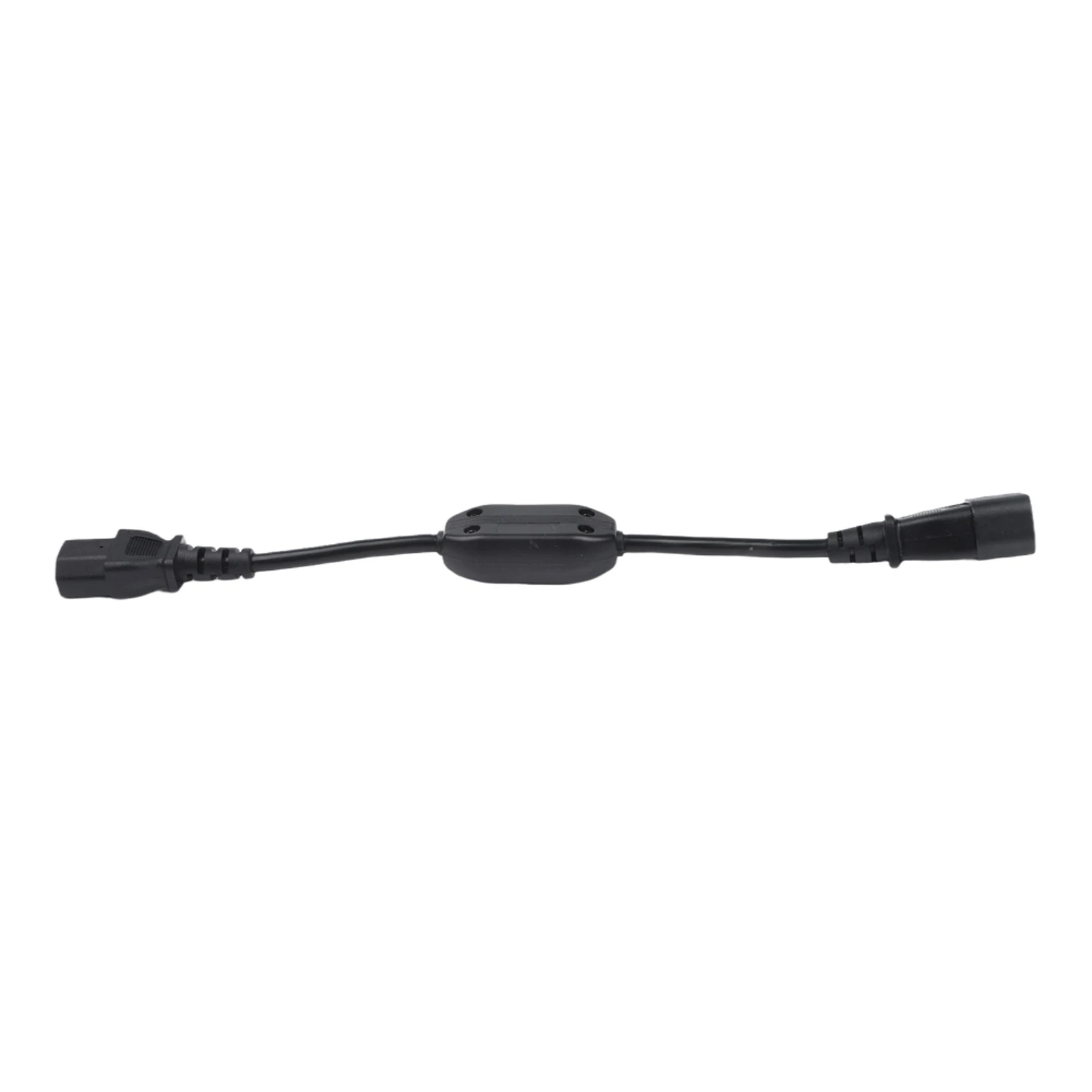 30cm Length C14 To C13 Power Cord 30cm Power Extension Cable Power Cord Energy Efficient Oxygen-Free Copper Heat Resistant