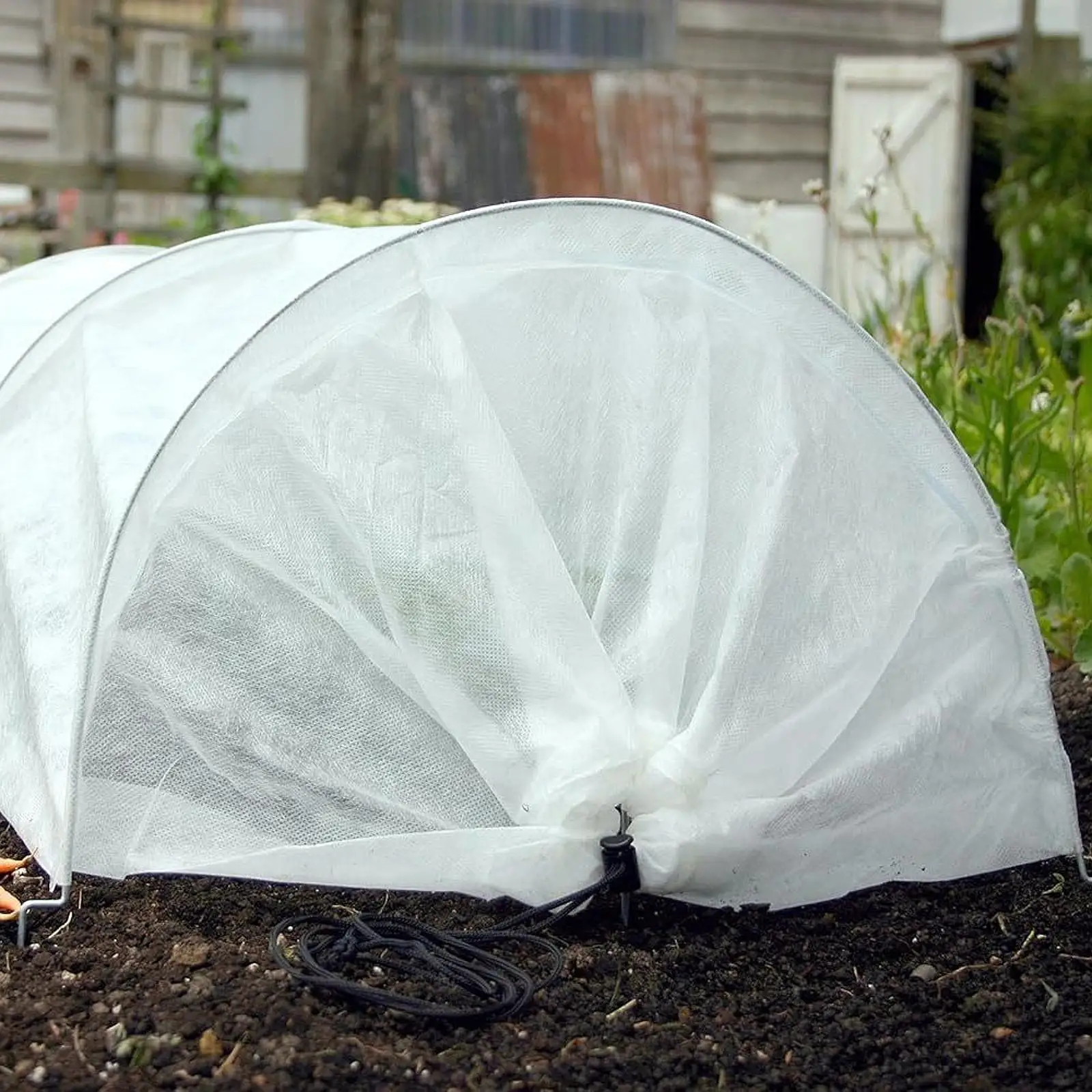 Outdoor Mini Greenhouse Tunnel for Vegetable and Flower Planting Frost Resistant Cover for Small Gardens