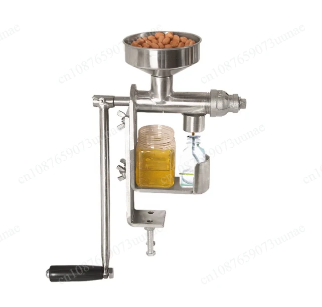 Manual Oil Press Machine Stainless Steel Hand-cranked Oil Press Household Small 304 Stainless Steel Olive Peanut Juicer