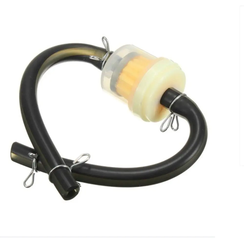 Universal Fuel Filter Gasoline Clear Cleaner Petrol Pipe Quad Scooter Hose Line Magnet Inline Gas Dirt Bike Motorcycle Accessory