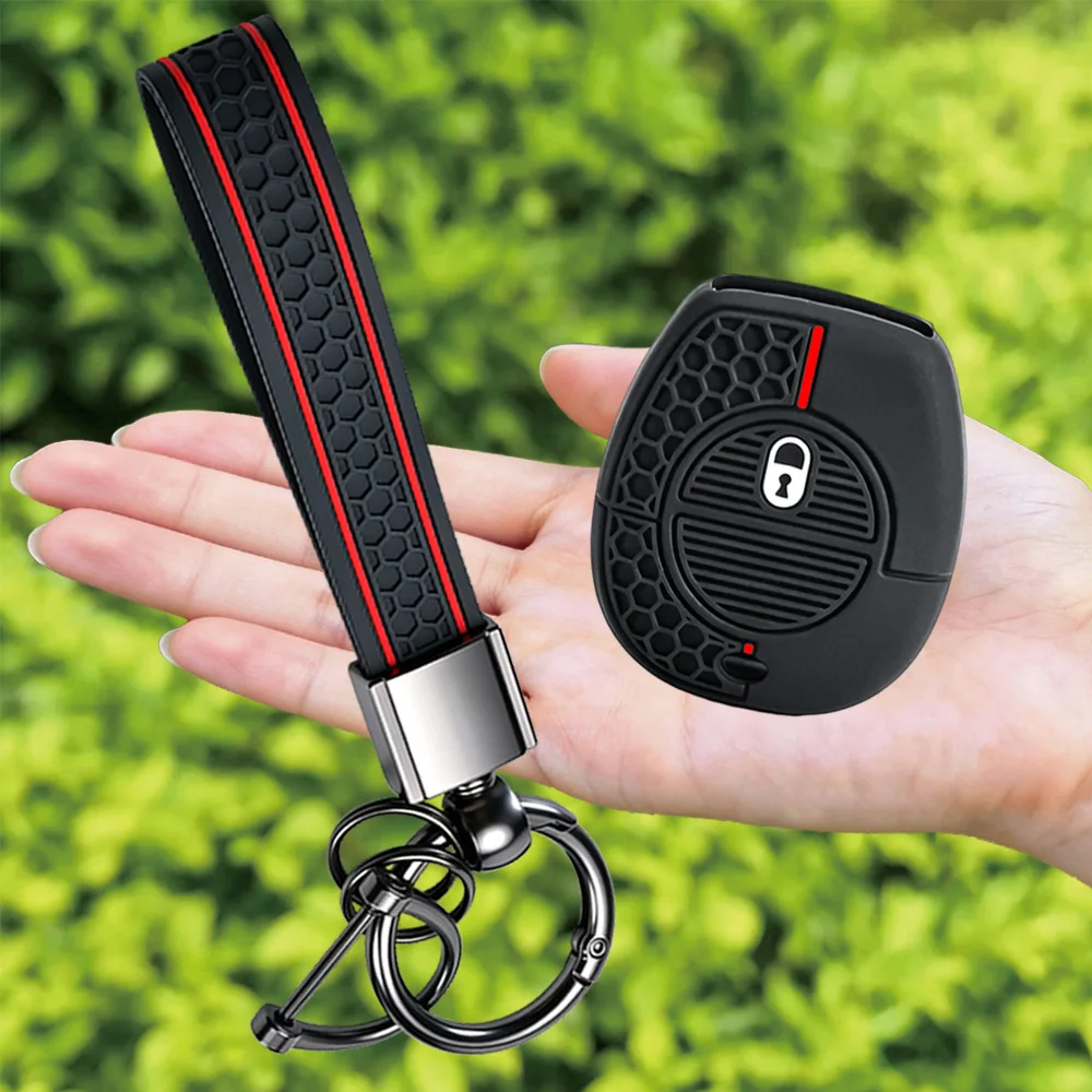 1Button Silicone Car Remote Key Fob Shell Cover Case Keychain For Nissan Navara X-Trail Almera Tino Primera Terrano Micra Patrol