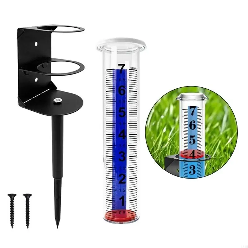 Weather Resistant Rain Gauge Featuring Metal Construction for Reliable Precipitation Tracking in Harsh Conditions 