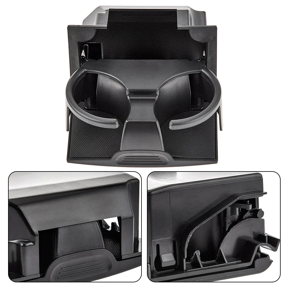 Rear Center Console Cup Holder Black For Nissan Frontier Xterra 96965-ZP00C Non-deformation Excellent Design Stable Non Shaking