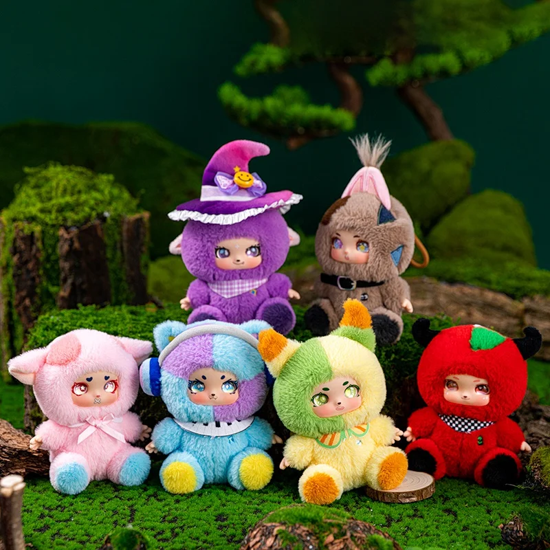 

Kawaii Cute Animals Vinyl Face Plush Toys Animal Toys Pendant Witch Olivia Gift for Animal Enthusiasts Kids Hang Bag