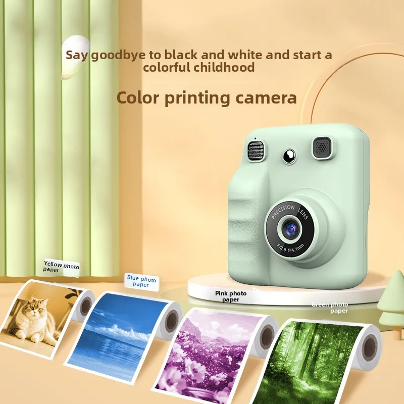 2025 nuove stampanti per bambini, fotocamere con stampa istantanea, giocattoli per bambini, regali per studenti, regali di compleanno, digitali ad alta definizione