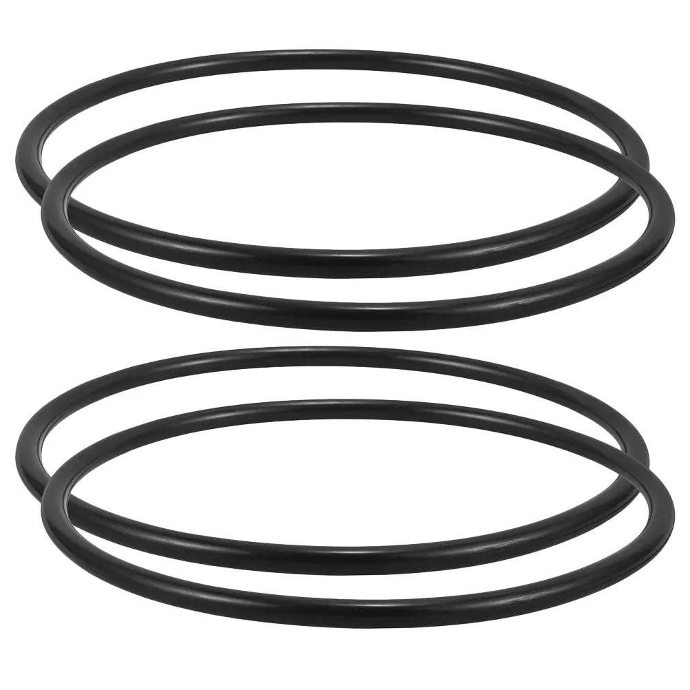 

4 Pcs Swimming Pool Sealing Ring Base Gaskets Filter Assembly Inflatable Pump Replacement Seals Kit Black Parts