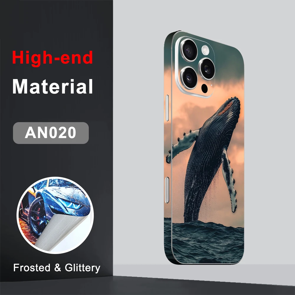 ملصق جلدي من CASEKiTTY لهاتف آيفون 16 برو ماكس فيلم خلفي 16 برو واقي شاشة خلفي مخصص 16 Plus #3