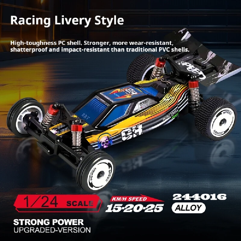 WLtoys RC Micro Drift Car - RWD, Racing Off-Road, Kids' Toy & Competition Model