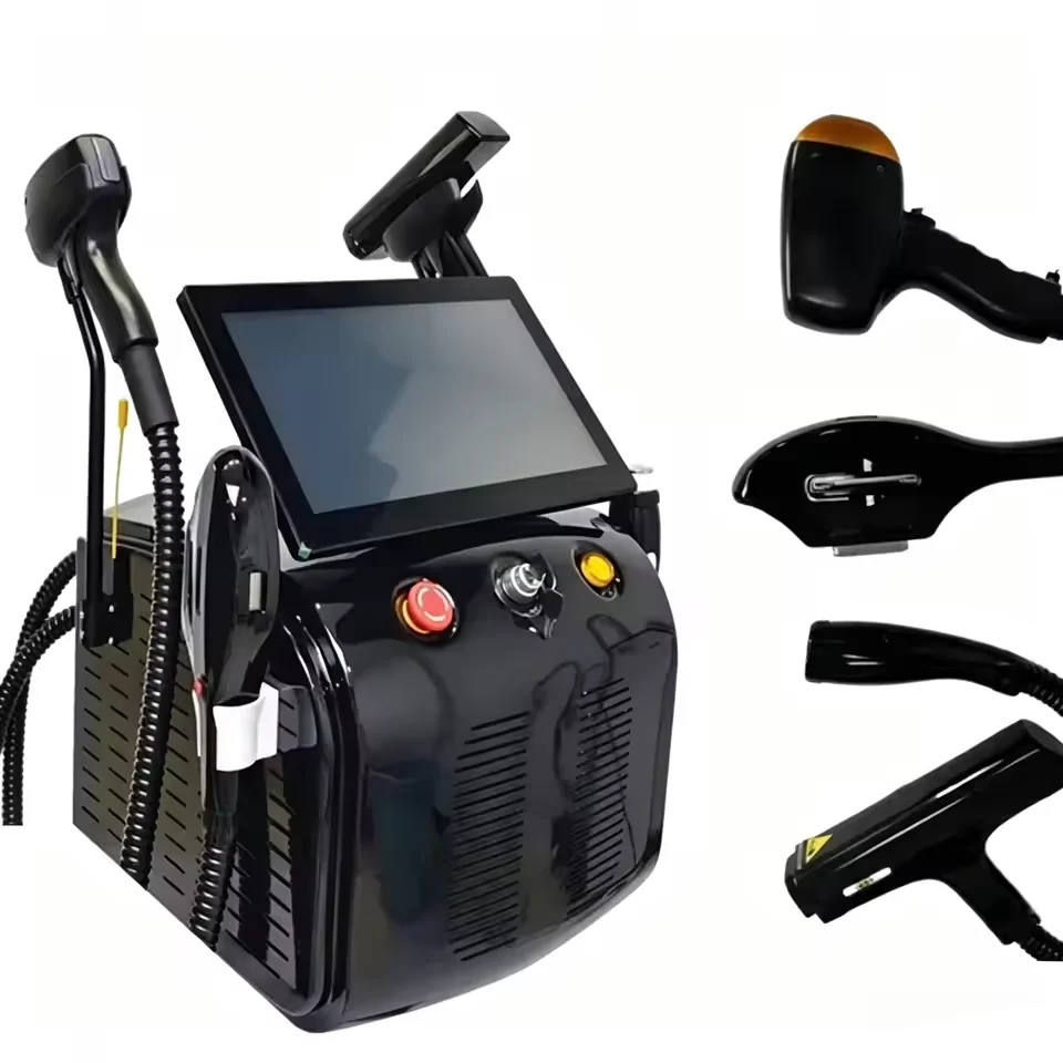Soprano Titanium Diode Laser Hair Removal 808nm 755 940 1064nm Ice Cooling Painless Permanent 4 in 1 5000W