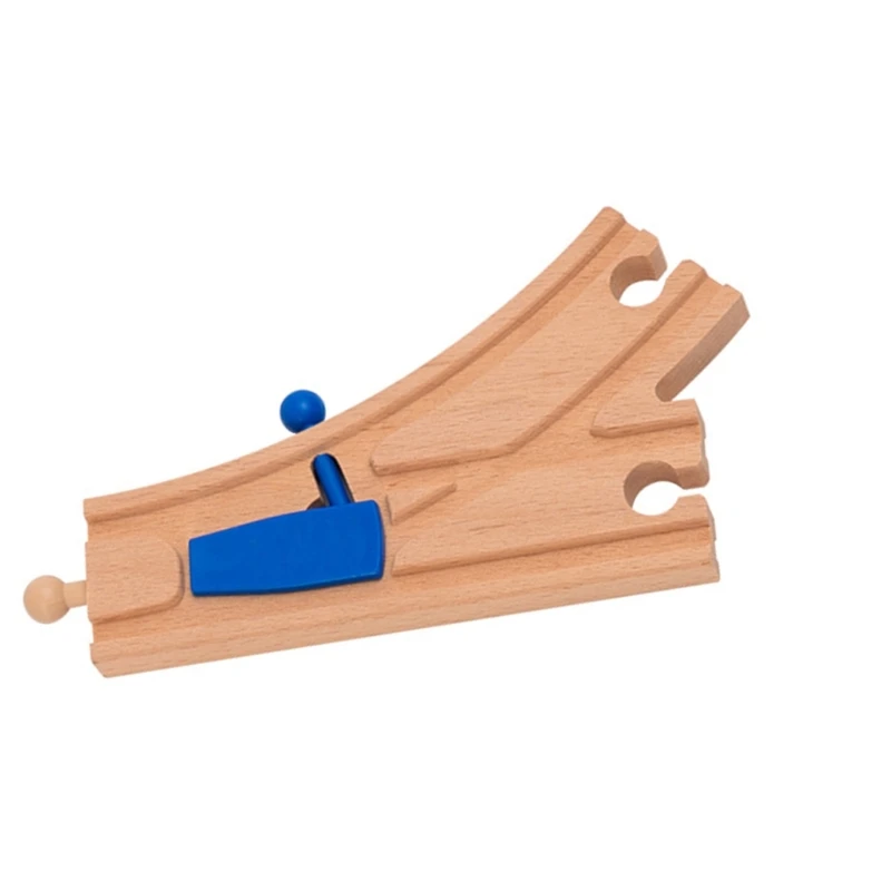 Houten treinrailverbinder Spoorwegdeel Treinset Accessoires voor peuter 15UB