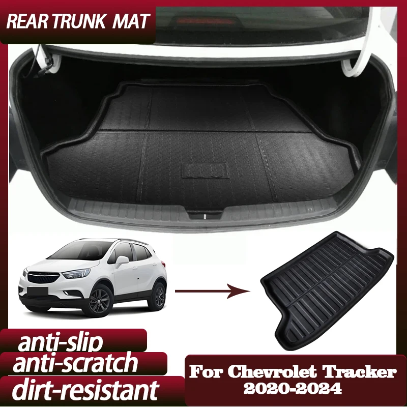 

Car Rear Trunk Mat for Chevrolet Tracker 2020 2021 2022 2023 2024 Luggage Liner Tray Waterproof Anti-Slip Floor Pad Accessories