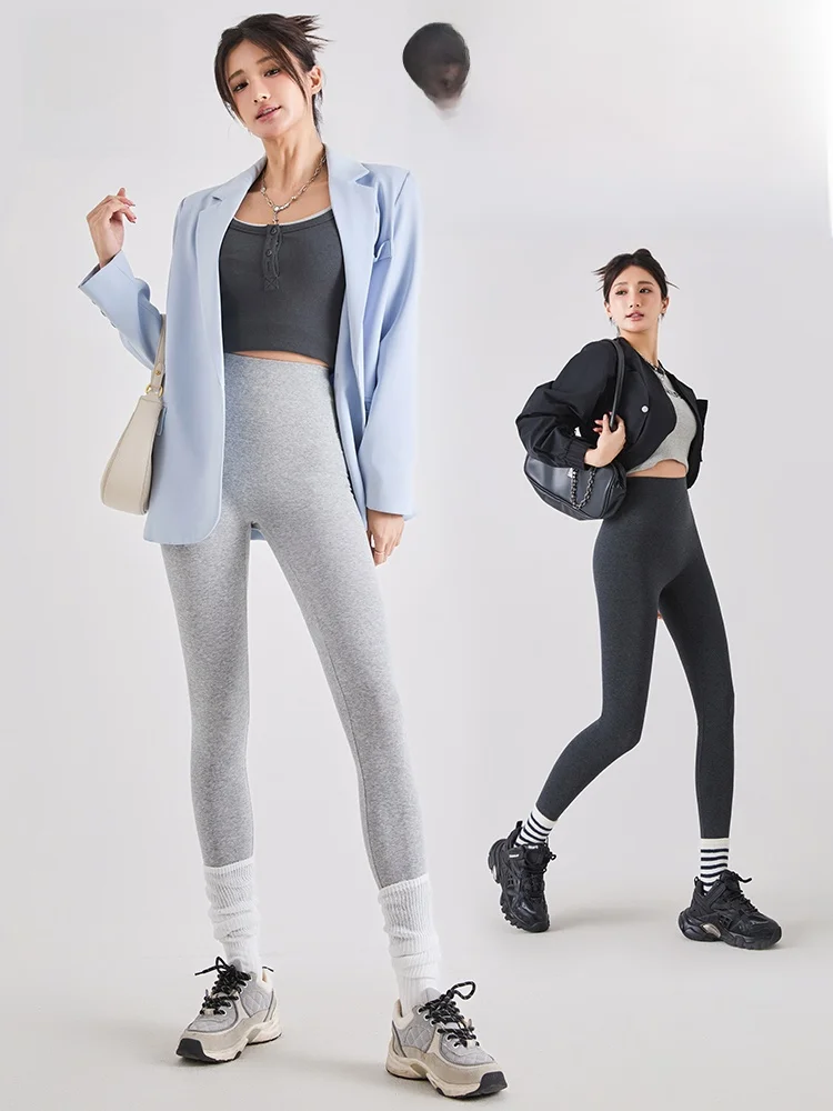 ارتفاع الخصر اليوغا السراويل النسائية ربيع الخريف أبلى 2025 جديد Sle شخص ey الصالة الرياضية orts بوت تابوت بنطال جلدي