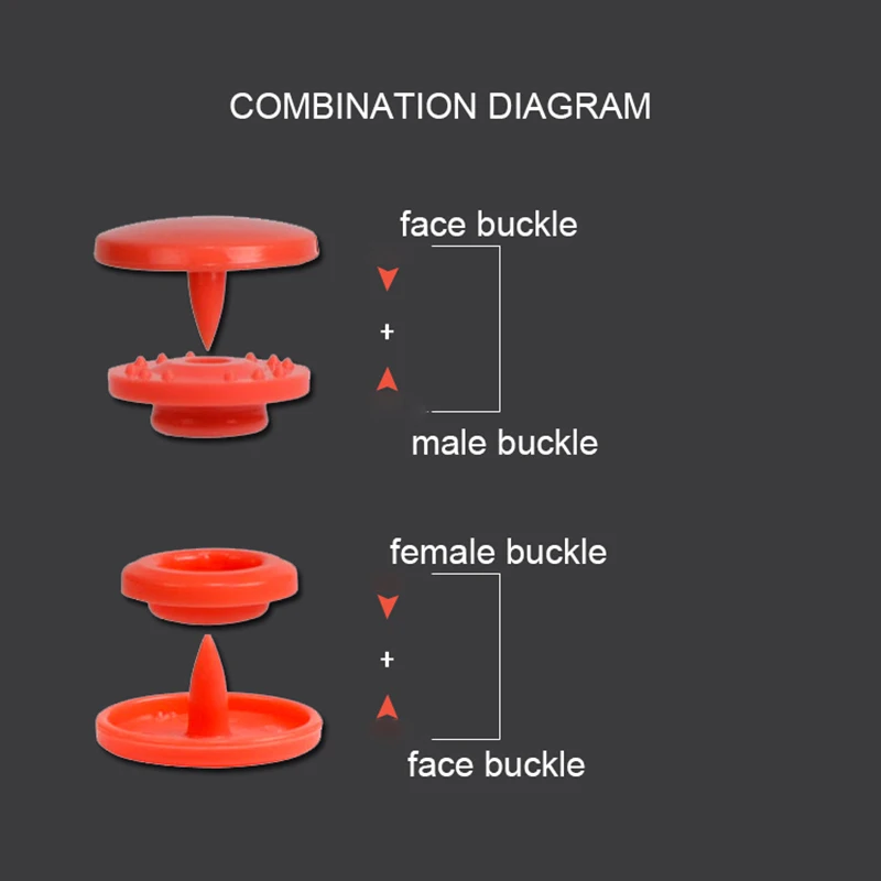 Wholesale Price Plastic Snap Buttons For Clothing Garment Press Stud Fasteners Kids Diapers Bibs Bags Folder Resin Snap Buttons