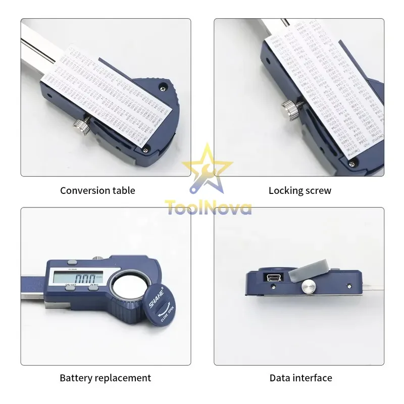 0-25mm Depth Caliper Electronic Depth Caliper Digital Car Tyre Tire Tread Depth Gauge Stainless Steel Digital Caliper view 4