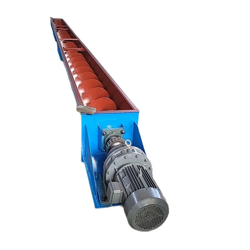 Spiral Conveyor Stainless Steel Pipe Type Cement Coal Ash Conveying Equipment Spiral Conveyor